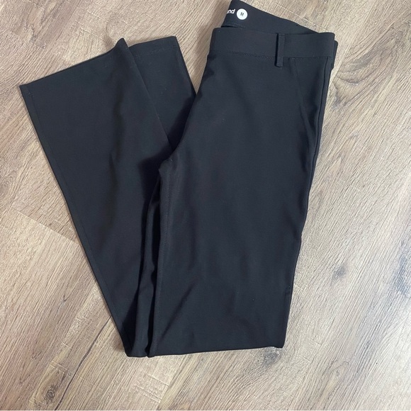 Betabrand Black Straight Leg Dress Pants Work Office Size Medium - Picture 6 of 6